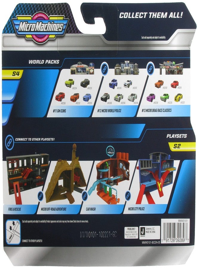 Micro Machines 2021 Series 4 World Pack #11 GM Icons: ZR1 Corvette, Pontiac Trans Am, '63 Split Window Corvette, IROC-Z Camaro, Cadillac CTS V - Image 2