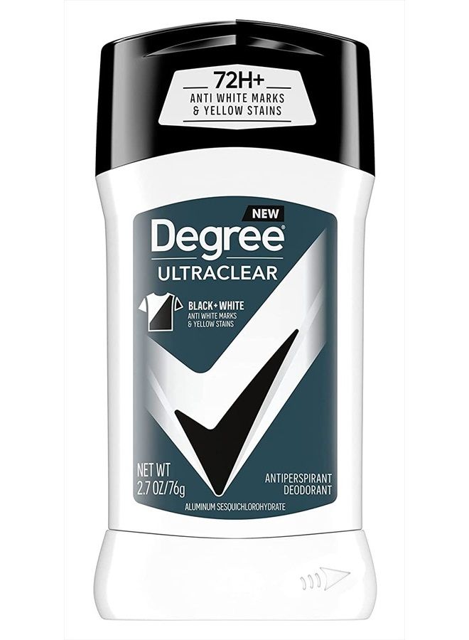 Degree Men Ultra Clear Black Plus White Antiperspirant Deodorant 2.7 Ounce (Pack of 3) - Image 3
