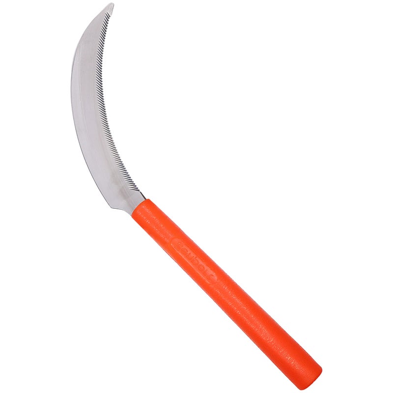 Zenport Zenport K208P Harvest Sickle with Plastic Handle, Light Serration, 6.5-Inch Stainless Steel Blade , Orange  - Image 2