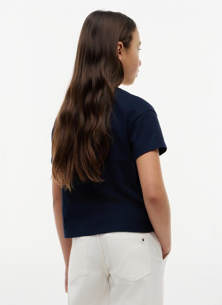 TOMMY HILFIGER Tonal Flag Relaxed T-Shirt - Image 2