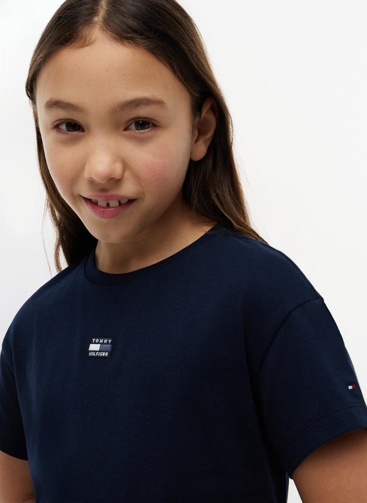 TOMMY HILFIGER Tonal Flag Relaxed T-Shirt - Image 3