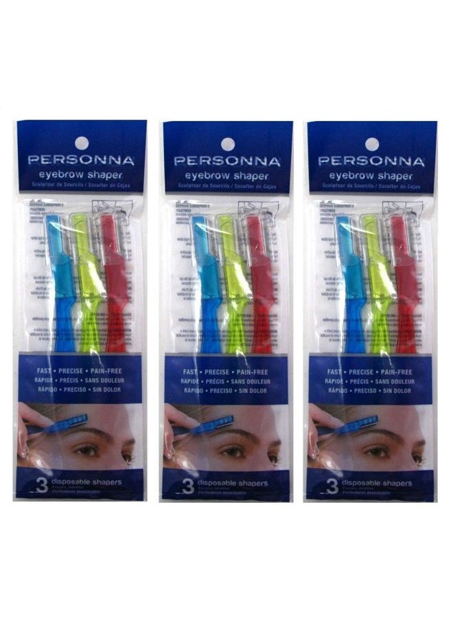 Personna - Eyebrow Shaper For Men And Women - 3 Ea (Pack of 3) - Image 1