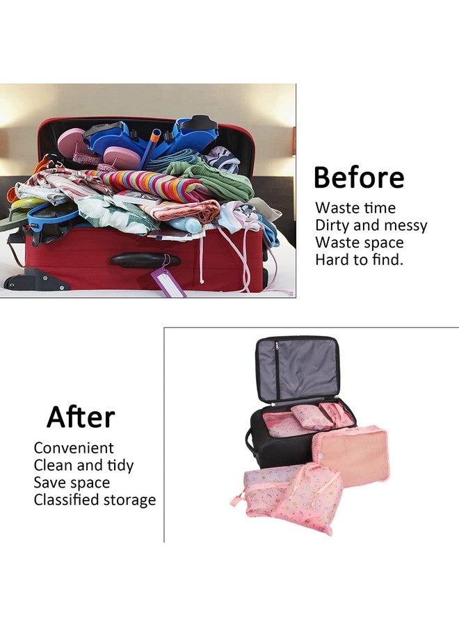 NFI essentials Set of 7 Cube Storage Organizer Bags Clothes Packing Storage Travel Organizer, Cosmetic, Underwear, shoes, Luggage Organizer - Image 3