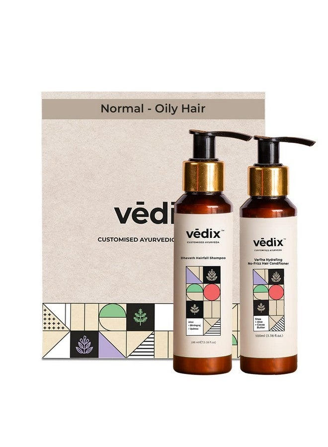 فيدكس مجموعة فيديكس المخصصة لتساقط الشعر - شامبو للشعر العادي الدهني - شامبو مضاد لتساقط الشعر - بلسم للشعر - لعلاج تساقط الشعر - 200 مل - Image 1