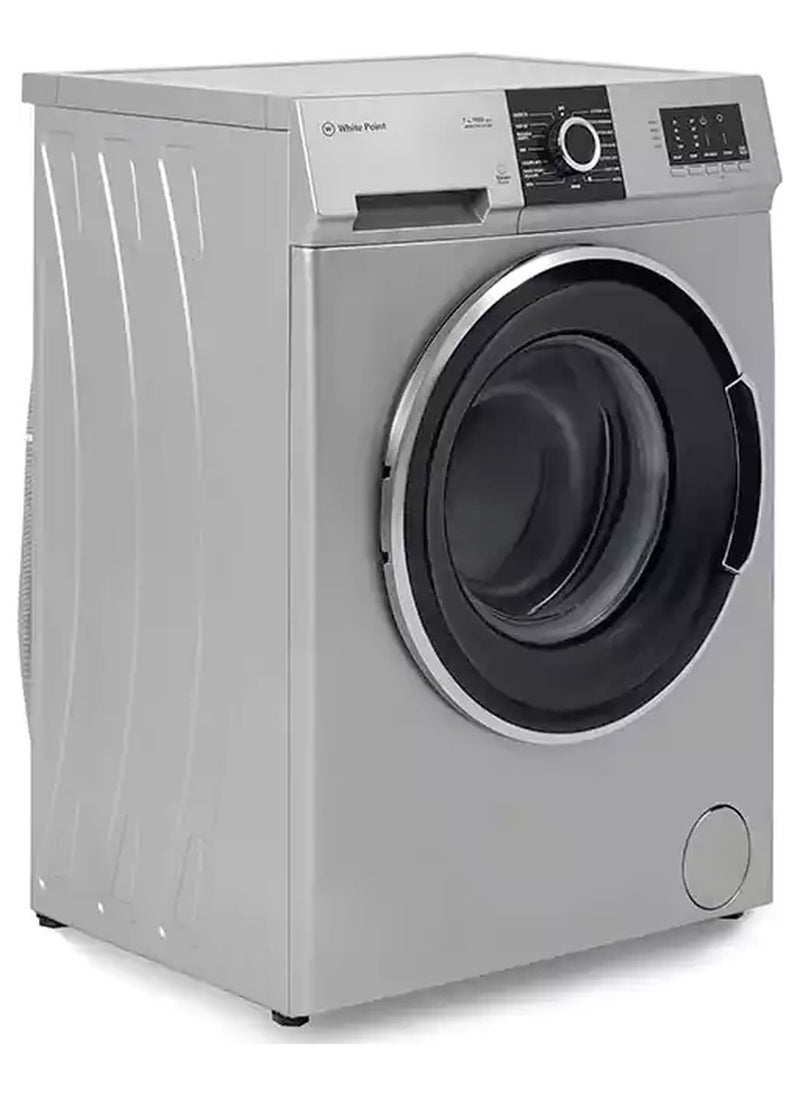 Washing Machine Multi Programs System With 7Kg Capacity, 1000 Rbm, Digital Screen And Steam -Silver WPW71015DSWS