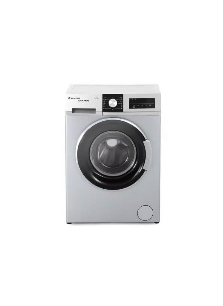White Point - Washing Machine Multi Programs System With 7Kg Capacity, 1000 Rbm, Digital Screen And Steam -Silver WPW71015DSWS - Image 1
