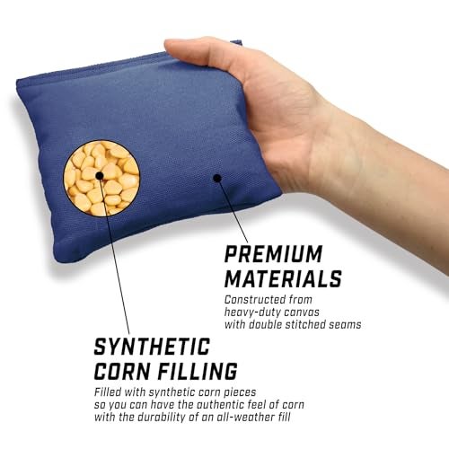 GoSports Official Regulation Cornhole Bean Bags Set (4 All Weather Bags) - 15 Colors Available - Image 2
