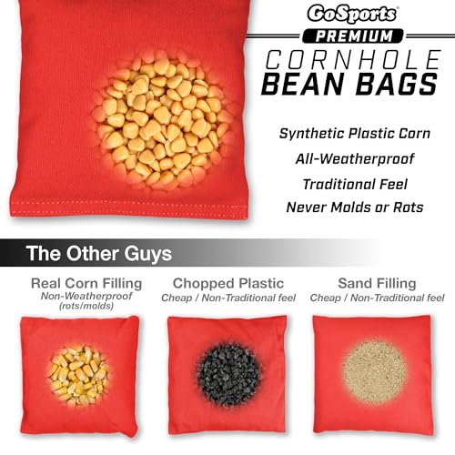 GoSports Official Regulation Cornhole Bean Bags Set (4 All Weather Bags) - 15 Colors Available - Image 4