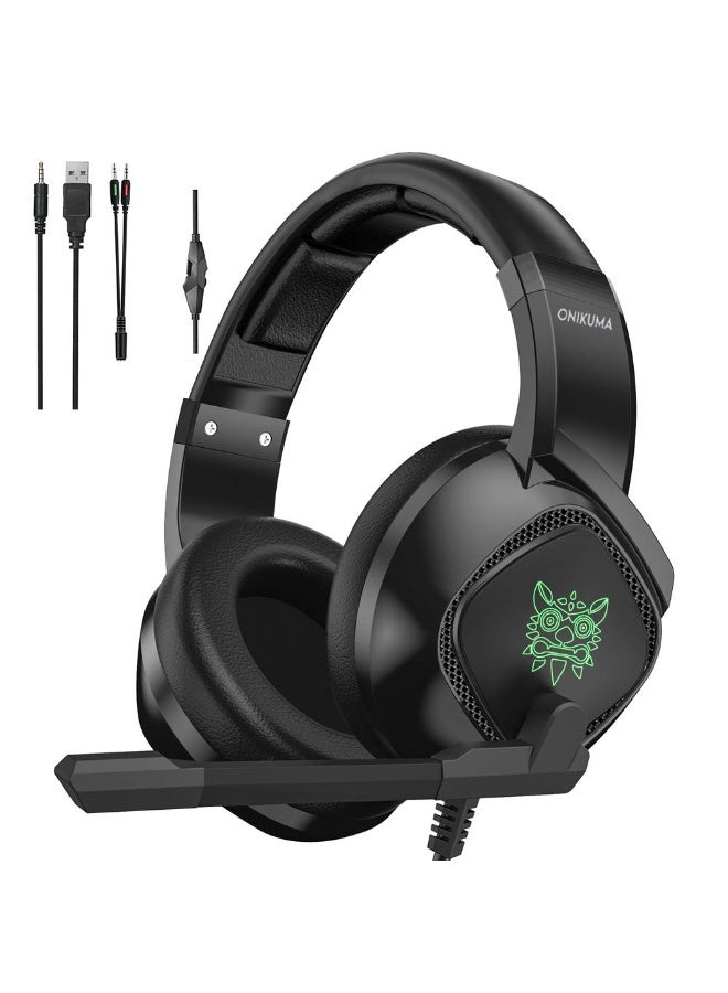 ACLIX Onikuma K19 3.5mm Wired Gaming Headset Over Ear Headphone - Image 1
