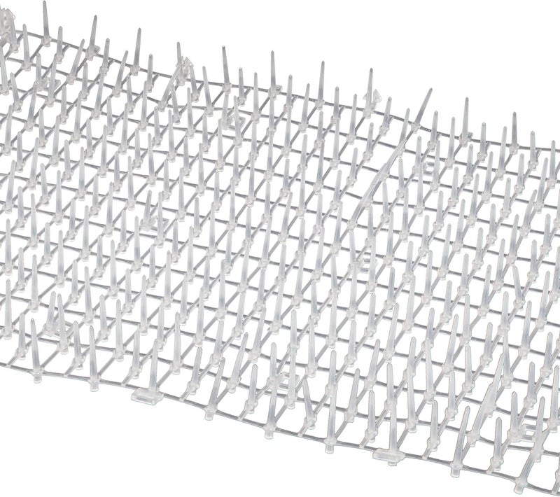 TAPIX Cat Scat Mat Clear (8 ft.) with 6 Staples, Anti-cat Network with Spikes Digging Stopper - Cat Deterrent Mat for Indoor and Outdoor - Image 4