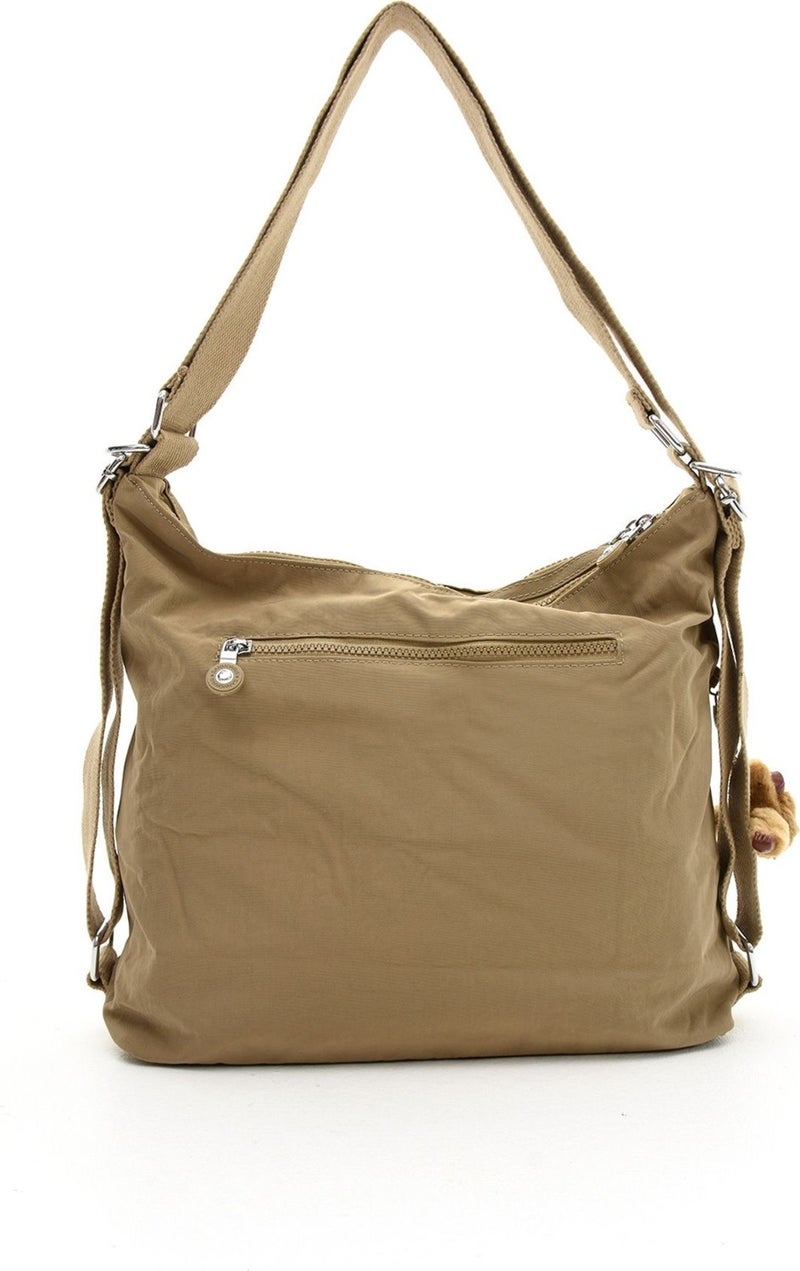 Sanmorris Women's Large Size Waterproof Parachute Fabric Cross Strap Shoulder and Backpack with Compartments - Image 5