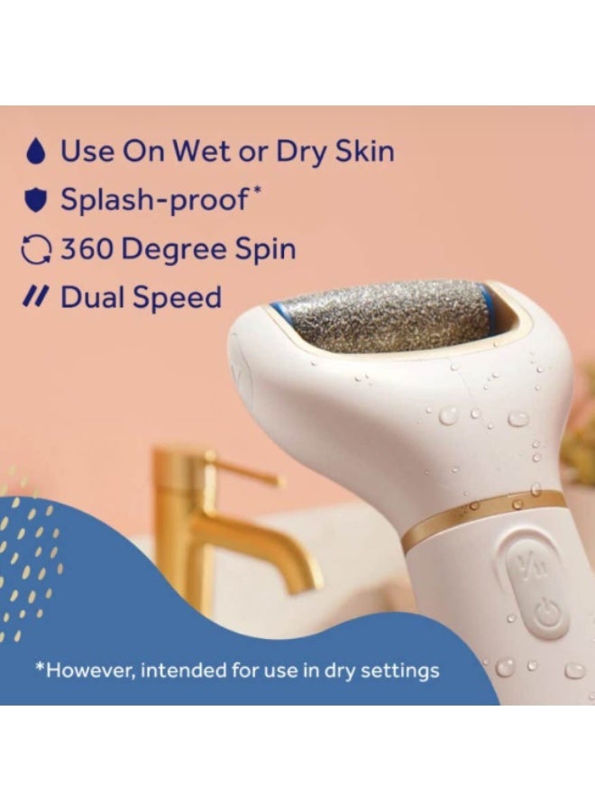 Amope Pedi Perfect Electronic Foot File for Home Spa Experience, Pedicure, Removes Hard & Thick Skin for Soft Feet - Image 3