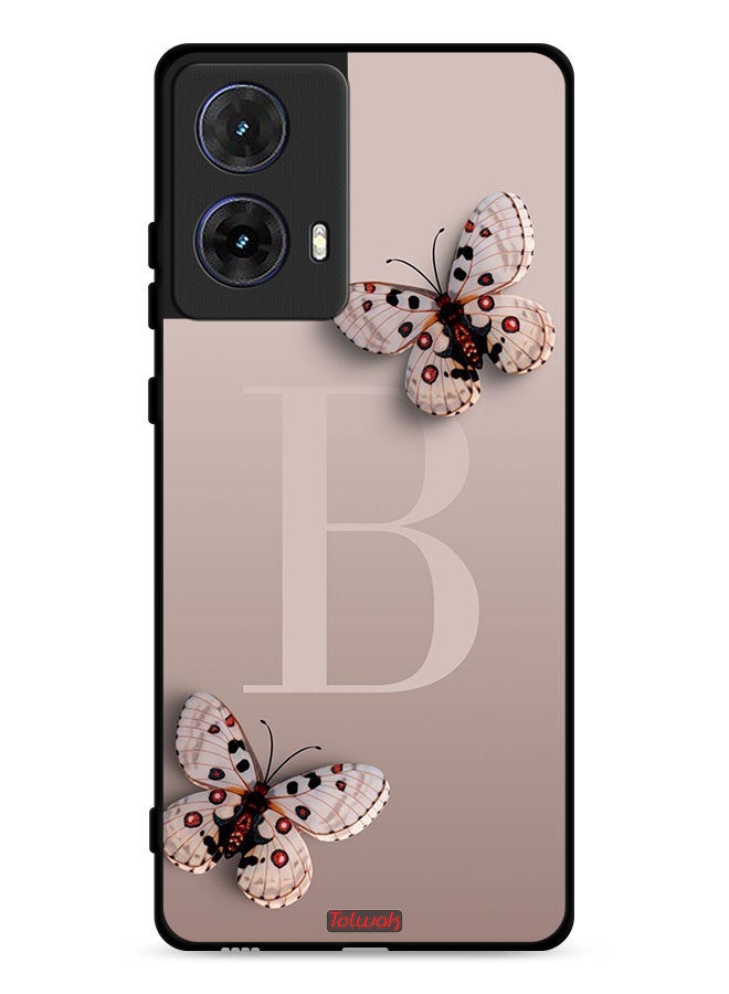 Tolwak غطاء حماية لموتورولا موتو G85 5G مزخرف بالفراشات - Image 1