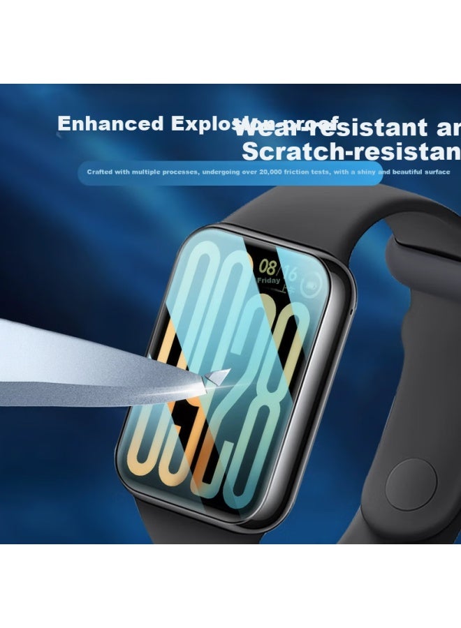 Stiger Compatible With Xiaomi Mi Band 9 Pro Band Protective Film Composite Table Film Non-tempered Film Full Screen Coverage High Definition Anti-scratch Anti-drop Smart Watch Film - Image 4