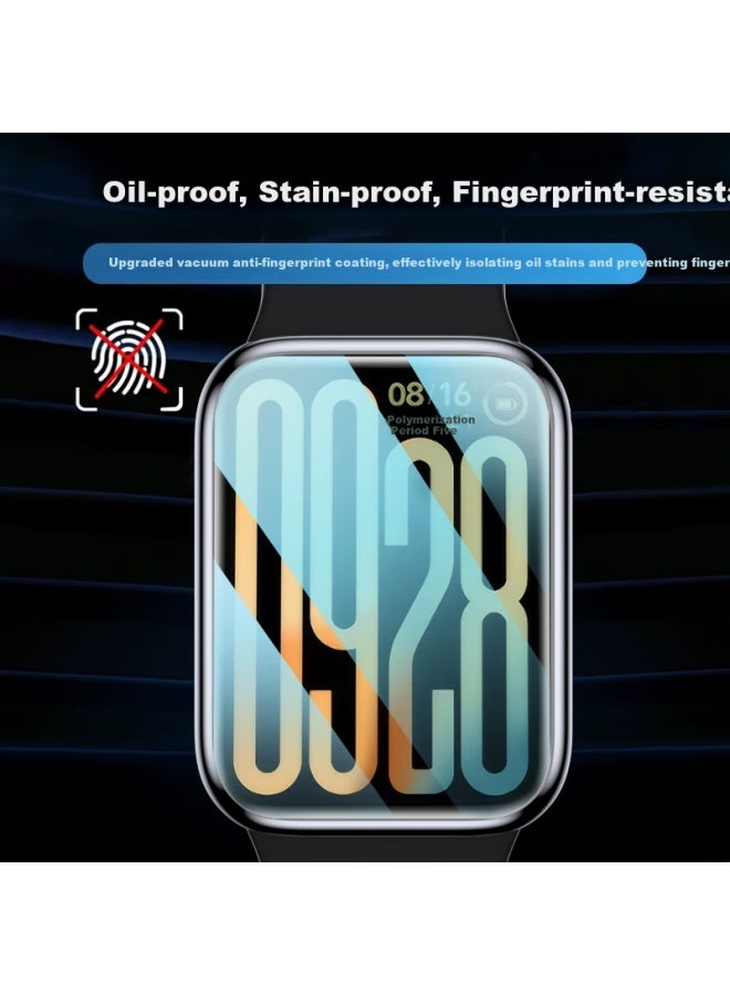 Stiger Compatible With Xiaomi Mi Band 9 Pro Band Protective Film Composite Table Film Non-tempered Film Full Screen Coverage High Definition Anti-scratch Anti-drop Smart Watch Film - Image 3