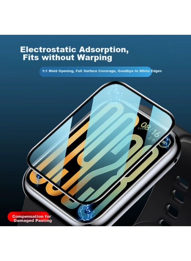 Stiger Compatible With Xiaomi Mi Band 9 Pro Band Protective Film Composite Table Film Non-tempered Film Full Screen Coverage High Definition Anti-scratch Anti-drop Smart Watch Film - Image 2
