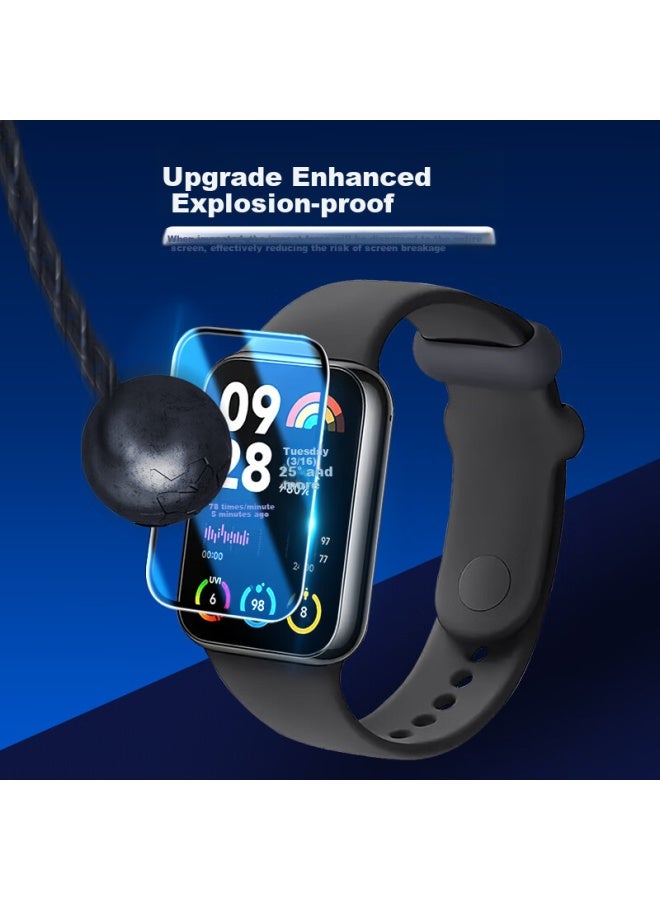 Stiger Compatible With Xiaomi Mi Band 9 Pro Band Protective Film Composite Table Film Non-tempered Film Full Screen Coverage High Definition Anti-scratch Anti-drop Smart Watch Film - Image 5