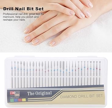 Nikou 30PcsSet Nail Bit Cuticle Dead Skin Clean Nail Drill Nail Files Manicure Tools for Grinding Polishing Peeling Drill - Image 2
