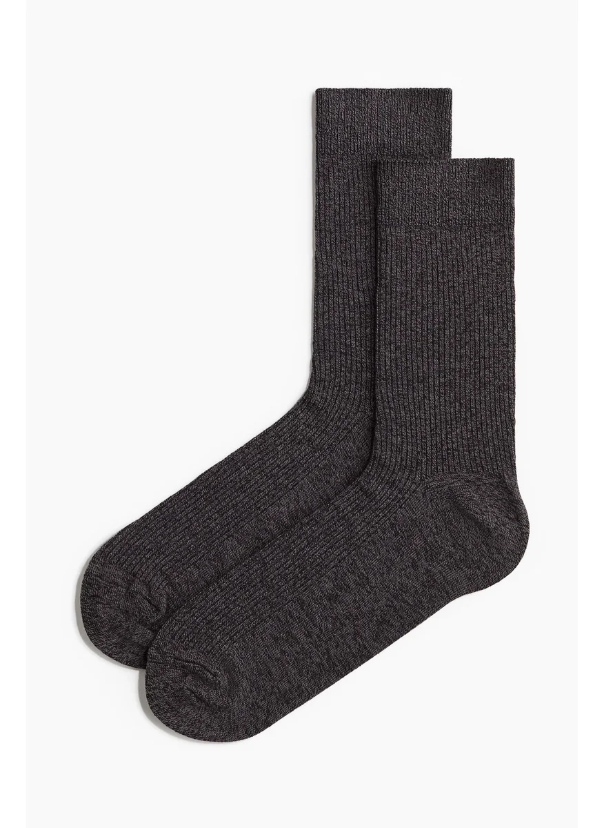 اتش اند ام Rib-Knit Socks