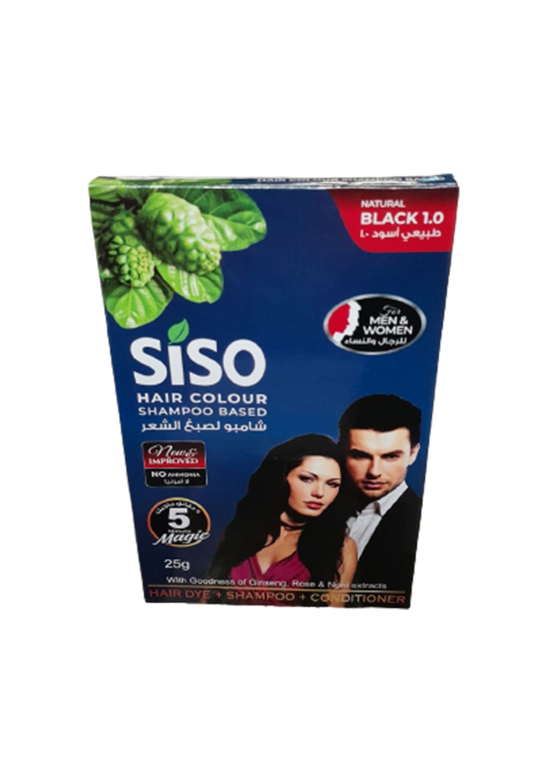 SISO 5 Minute Magic Hair Color 20g Pack of 10 Natural Black – Pinoyhyper