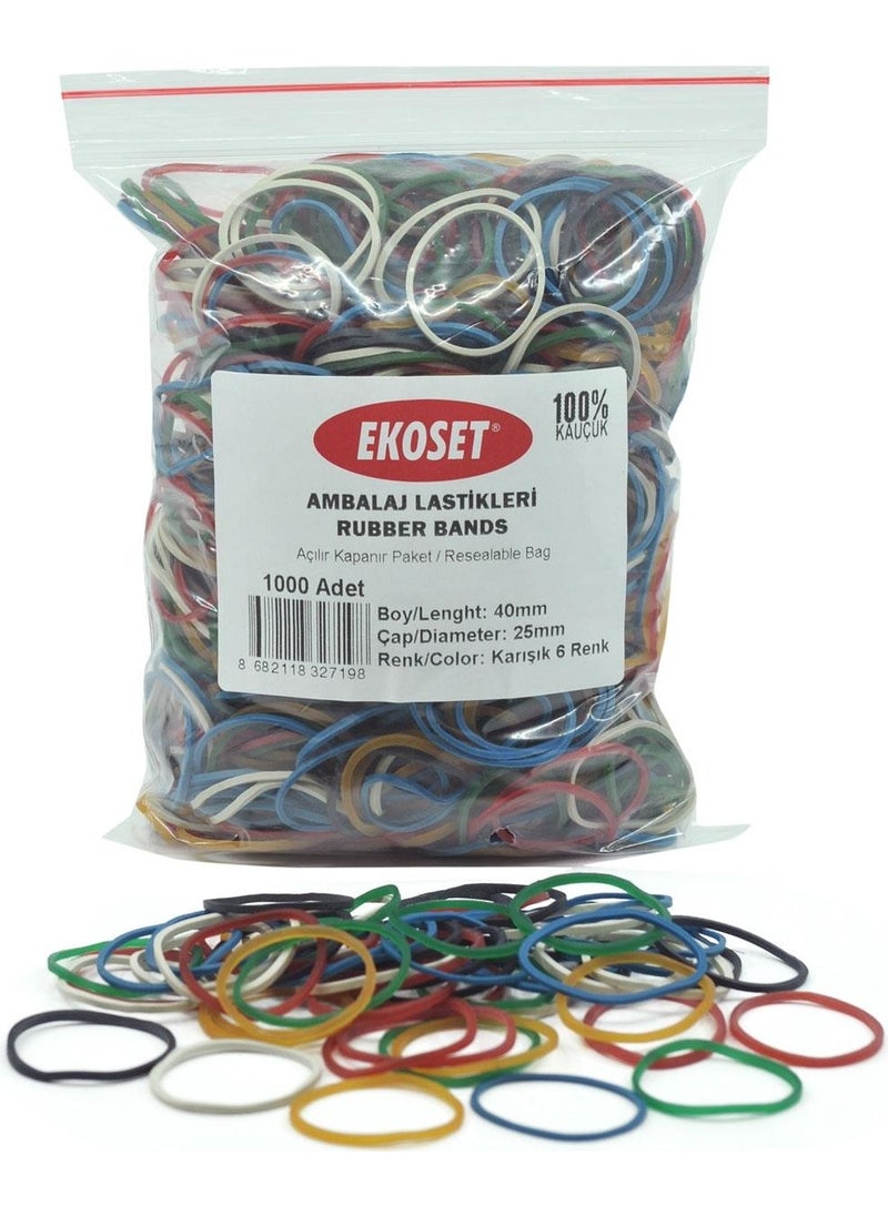 Ekoset 6 Color Package Packing Money Elastic 40 mm 10,000 Pieces  - Image 4