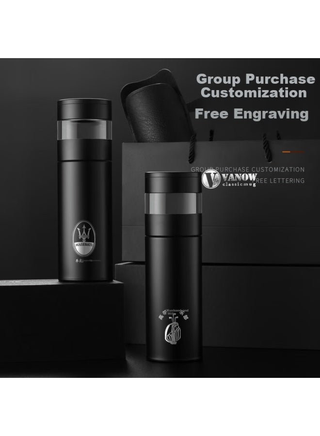Vanow Premium Smart Temperature Measuring Insulated Tea Separation Cup Custom Logo - Image 2