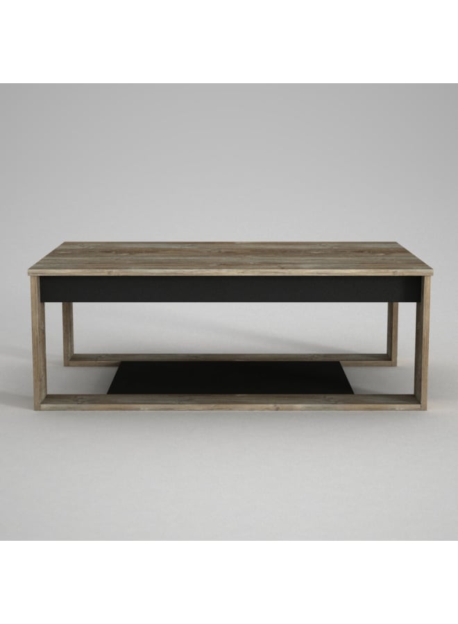 ريترو RA-T09 ترابيزة قهوة 71×111×40سم - خشبي×أسود - Image 3