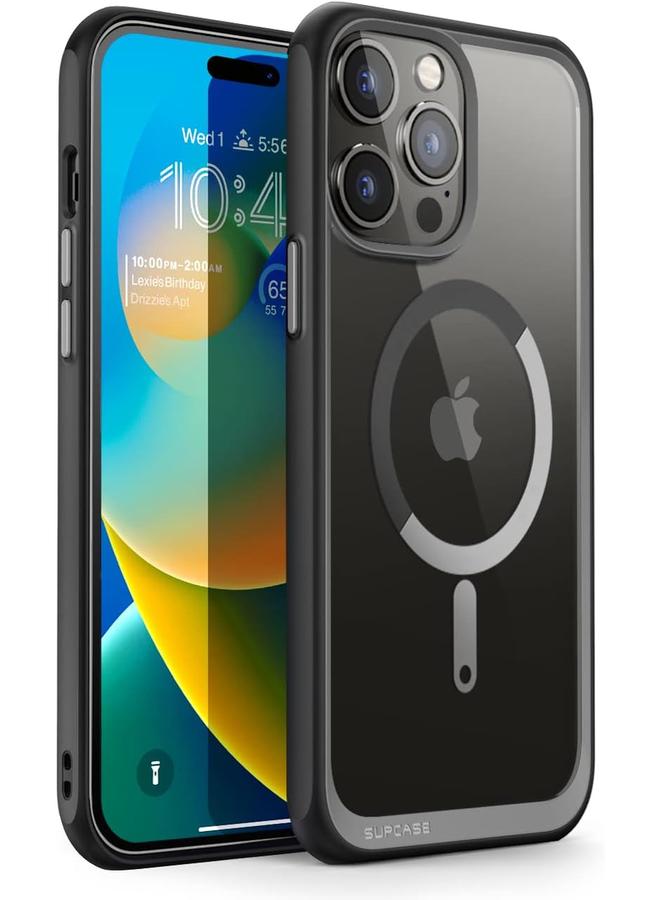 SupCase Unicorn Beetle Mag Case For Iphone 14 Pro 6.1" Compatible With Magsafe Shockproof Protective Slim Clear Case Black - Image 1