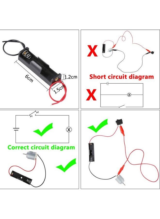 Sntieecr - Electric Circuit Motor Kit Science Experiment Educational Montessori Learning Kits Set For Kids Diy Stem Engineering Project - Image 1