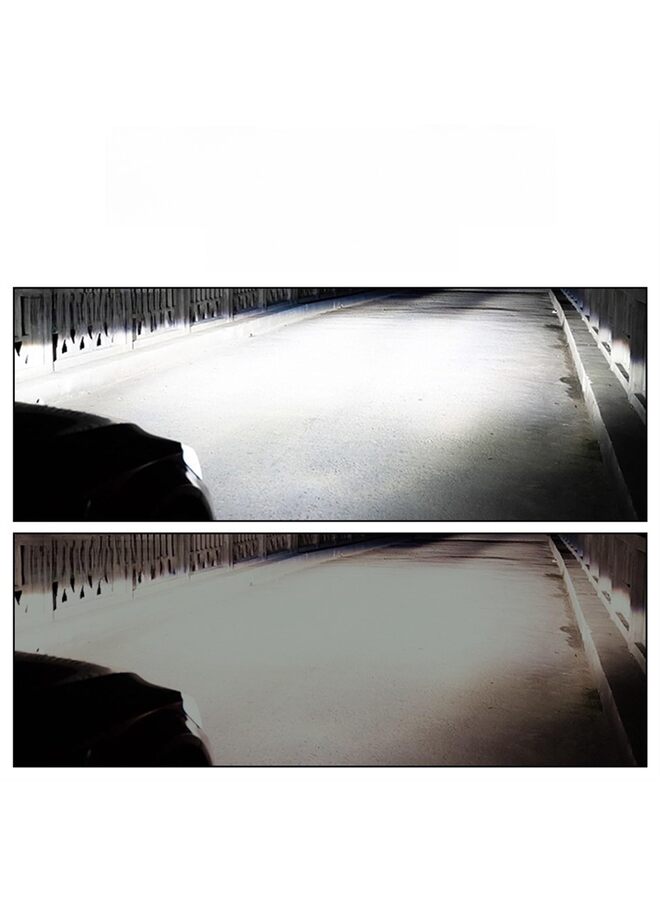 ترقية لمبات قطعتين +700% أكثر سطوعًا 30000 لومن 120 وات، شعاع عالي ومنخفض، 6500 كلفن أبيض بارد، حجم صغير 1:1، توصيل وتشغيل، غير قطبية، مصابيح ضباب LED H1 بدون مروحة - Image 5