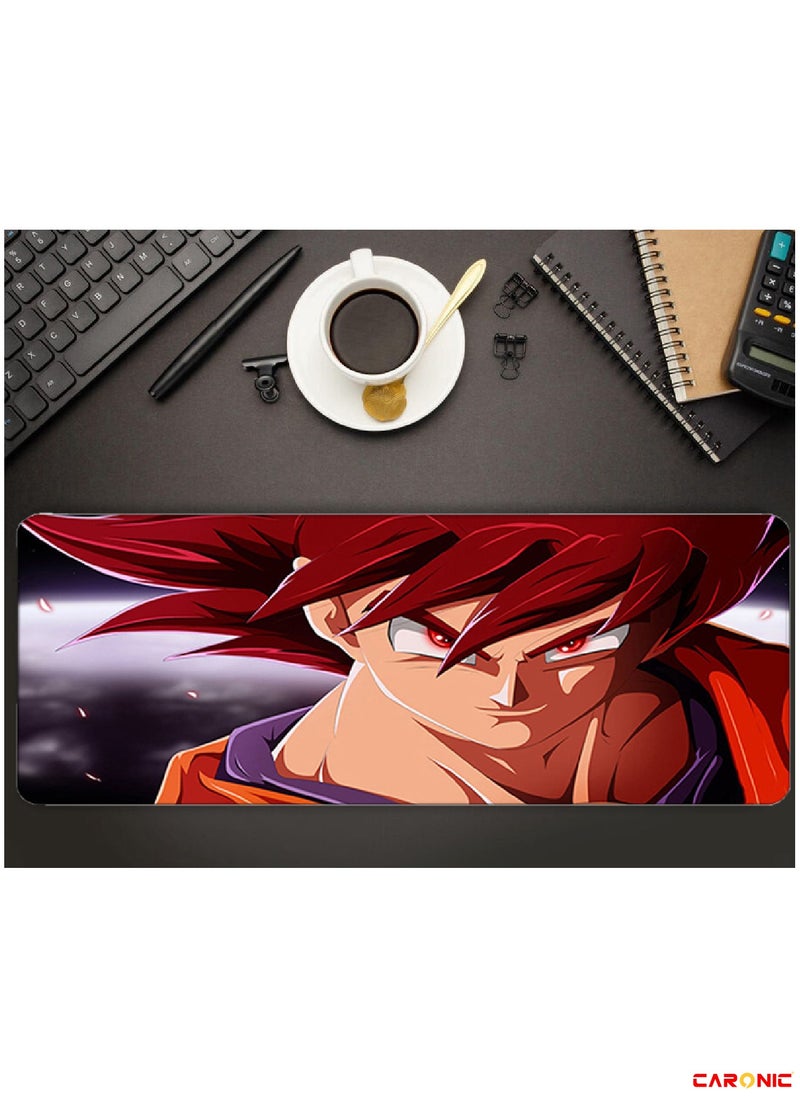 CARONIC - Large Gaming Mouse Pad with Superior Micro Weave Cloth Extended Desk Mousepad with Stitched Edges Non-Slip Base Water Resist Keyboard Pad For Gamer And Office Home  Carl_M1007 - Image 1