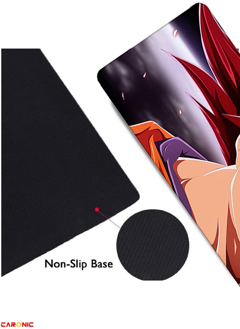 CARONIC - Large Gaming Mouse Pad with Superior Micro Weave Cloth Extended Desk Mousepad with Stitched Edges Non-Slip Base Water Resist Keyboard Pad For Gamer And Office Home  Carl_M1007 - Image 1