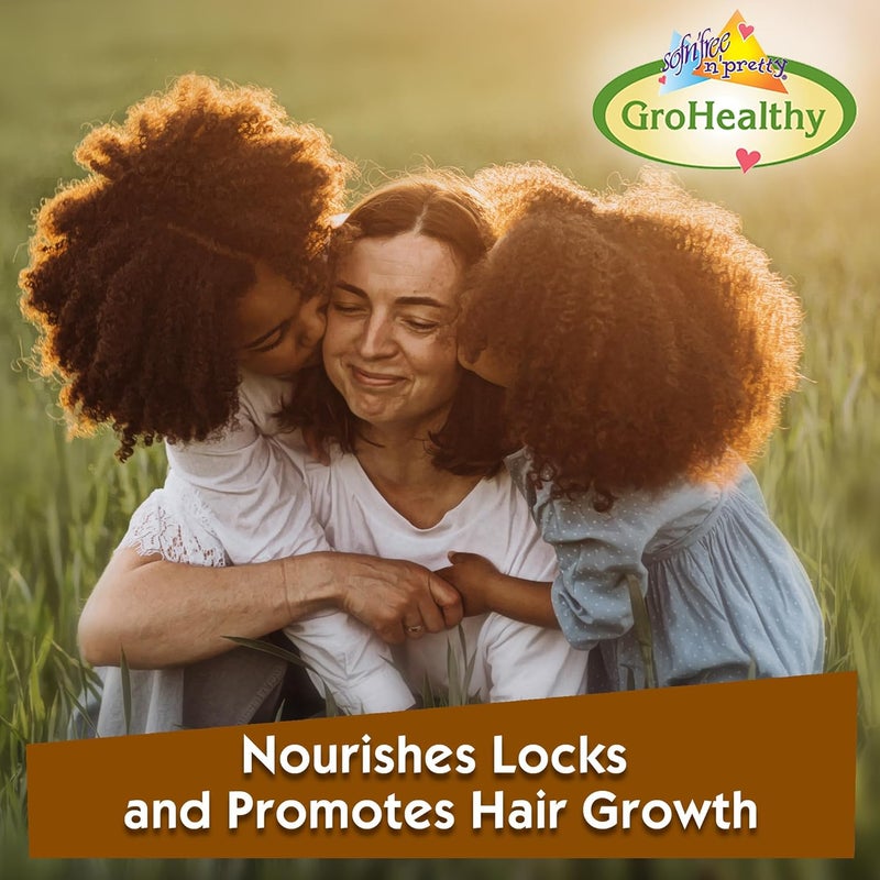 Sofn'Free n'Pretty GroHealthy Thick & Healthy Olive Oil Cream - 8.8 oz for Natural Hair - Image 2