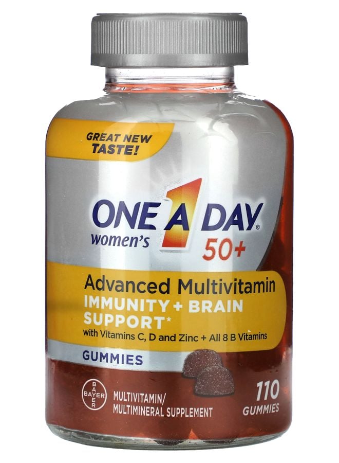 Women's 50+ Advanced Multivitamin 110 Gummies