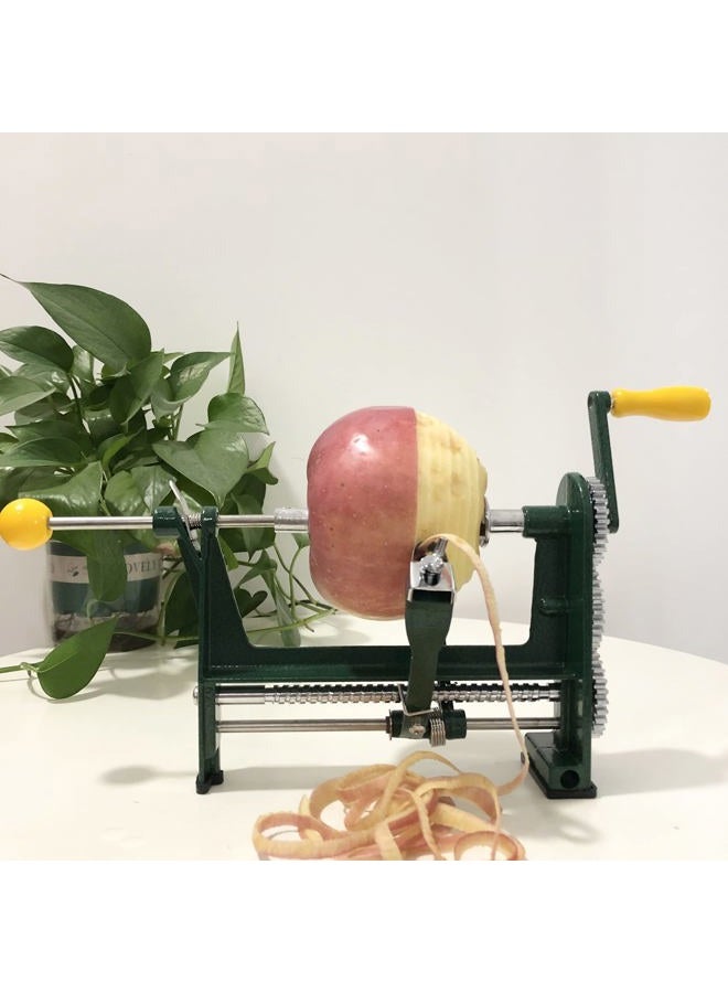 CPDZ Orange Peeler Hand-cranked Apple peeler potato Kiwi Peeling Machine Stainless Steel Kitchen Gadgets green 250×110.6×170mm - Image 3