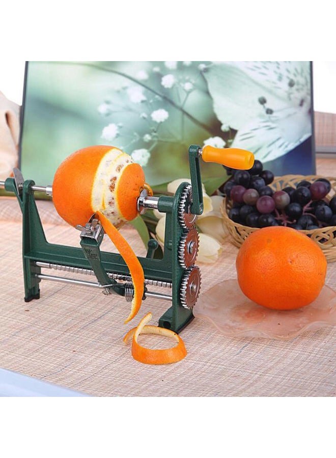 CPDZ Orange Peeler Hand-cranked Apple peeler potato Kiwi Peeling Machine Stainless Steel Kitchen Gadgets green 250×110.6×170mm - Image 1