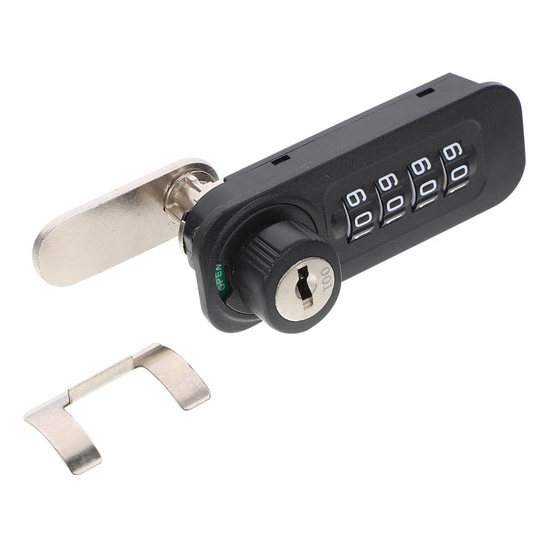 4 Digit Combination Lock For File Cabinet Steel Cupboard Door Keyless Vertical Installation - Image 2