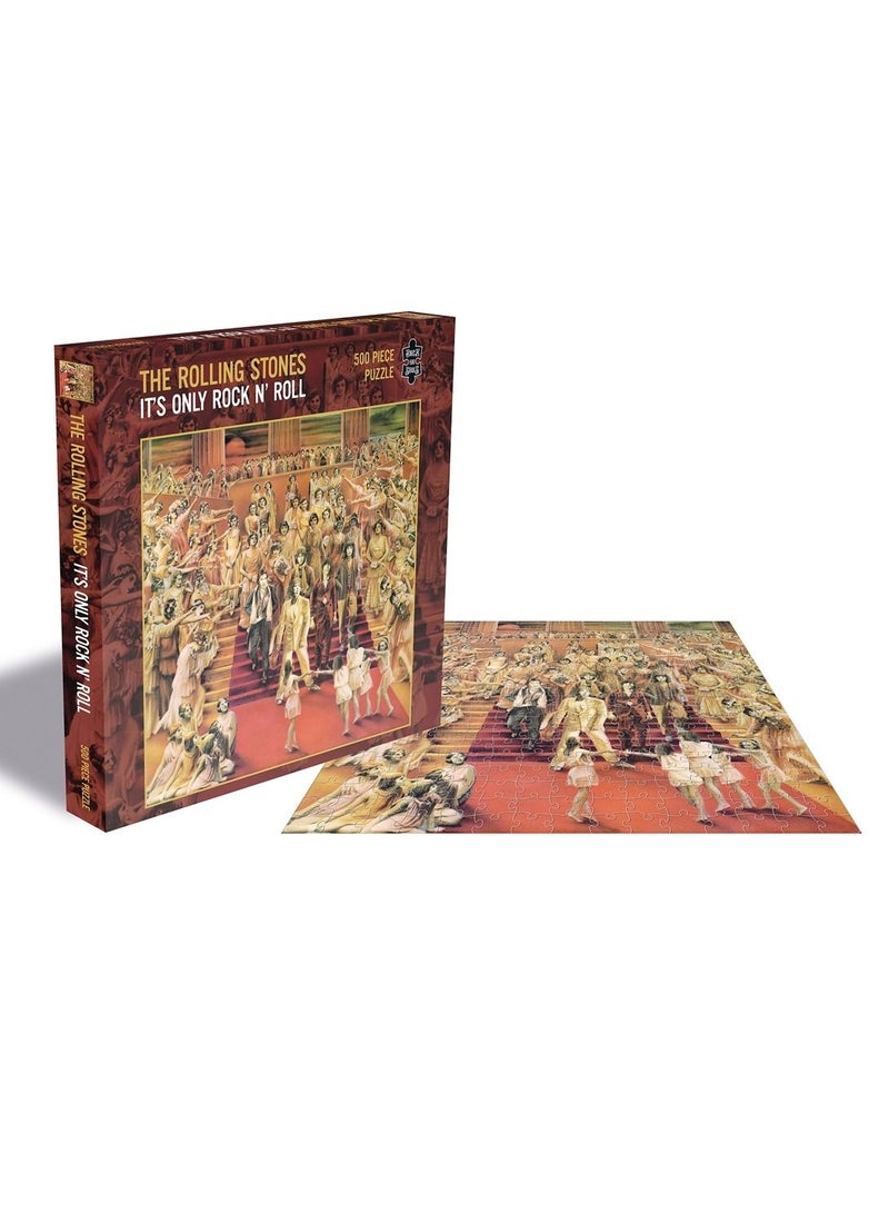 ROCK SAWS Rolling Stones It’s Only Rock ‘N Roll (500 Piece Jigsaw Puzzle)