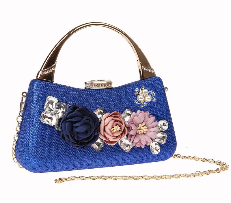 New Flower Bag Fashion Evening Bag Evening Bag Exquisite Gift Bag Handbag Party Bag F918 Flower - Image 1
