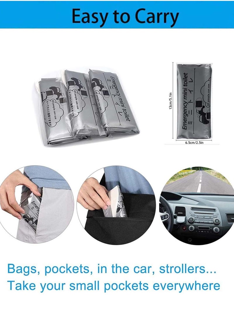 YIM-VIBEHAUS - 10PCS Disposable Urine Bags, 700ML Large Capacity Camping Pee Bags, Unisex Urinals Vomit Bags for Travel Urinal Toilet Traffic Jam Emergency - Image 1