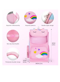 SUNSAR Children's school bag waterproof lightweight backpack for 6-15 years old elementary school students school bag for boys and girls  - Image 4