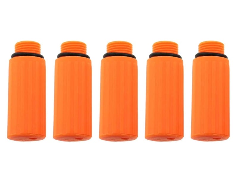 Orange Plastic Oil Plugs Diameter 15.5mm Male For Air Compressor 2 Pieces - Image 4