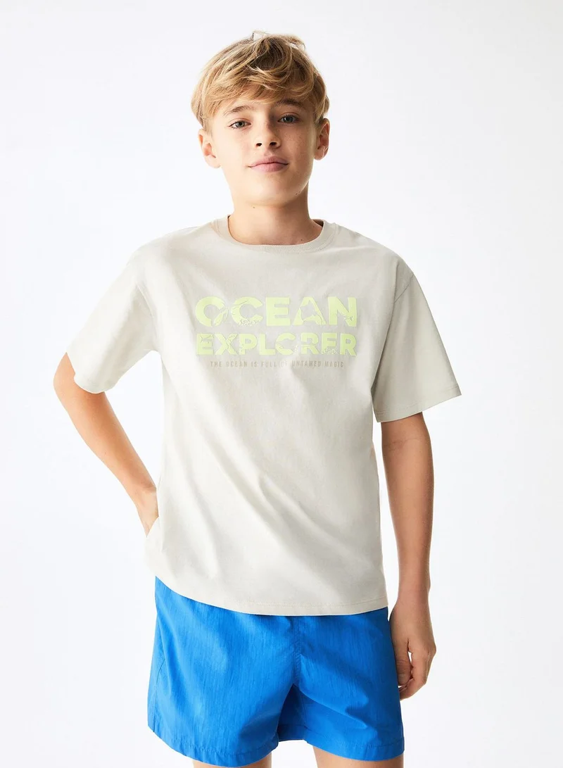 MANGO Kids Essential Swim Shorts