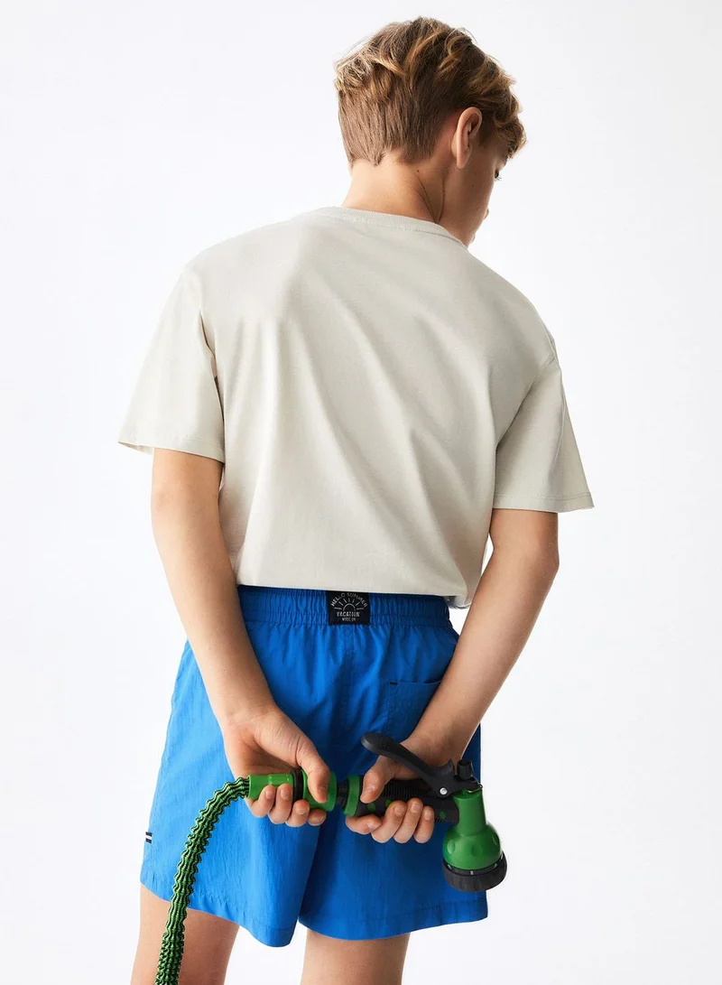 MANGO Kids Essential Swim Shorts