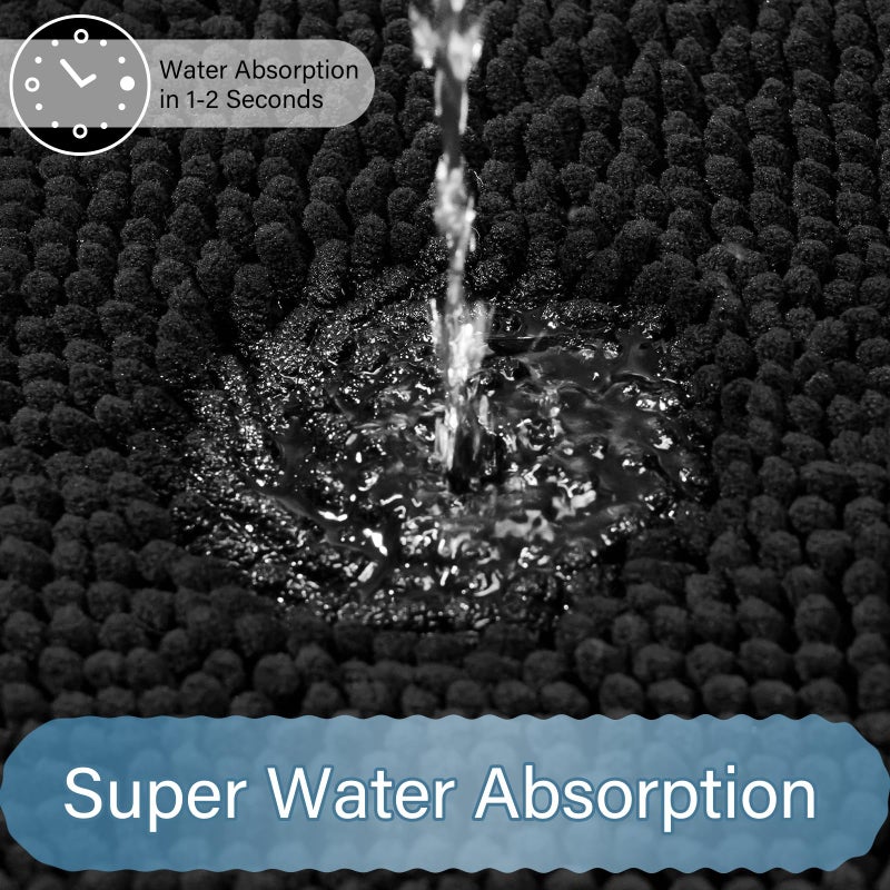 AROGAN سجادة الحمام Arogan مجموعات 2 قطعة 20 "" x20 " - Image 4