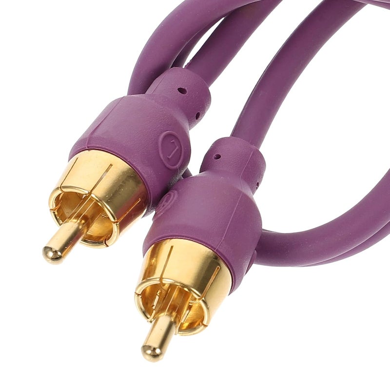 كابل مقسم لمكبر الصوت الرئيسي في السيارة (Car Audio Bass Amplifier Cable Splitter)، يحتوي على منفذ أنثوي واحد ومنافذ ذكورية اثنين، لأسلاك مكبرات الصوت الستيريو، لاستخدامه كملحق في تركيب مكبرات الصوت في السيارات. - Image 3
