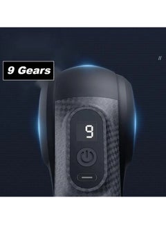 Generic 9 Heads 9 Gears Professional Total Fitness Massage Gun Small Golden Triangle Long Standby Massage Gun  - Image 2