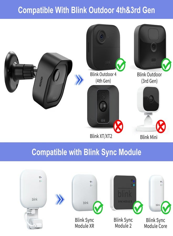 PEF Blink Outdoor 4 (4th Generation) Weatherproof Protective Cover and 360 Degree Adjustable Stand with Sync 2 Module for Outdoor Security Camera - Image 2