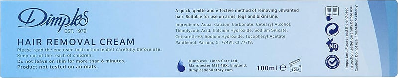 Dimples Hair Removal Cream Rose Mist 100 ml - Image 3