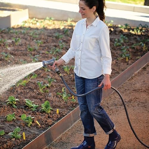 Gilmour Flexogen 5/8 in x 50 ft Garden Hose, Heavy Duty Water Hose, Flexible and Kink Resistant Outdoor Hose, Gray - Image 4